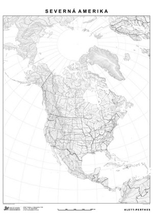 M17/H - Slepá mapa Severnej Ameriky